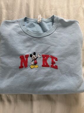 Custom Designed Crewneck Sweatshirt with Embroidery